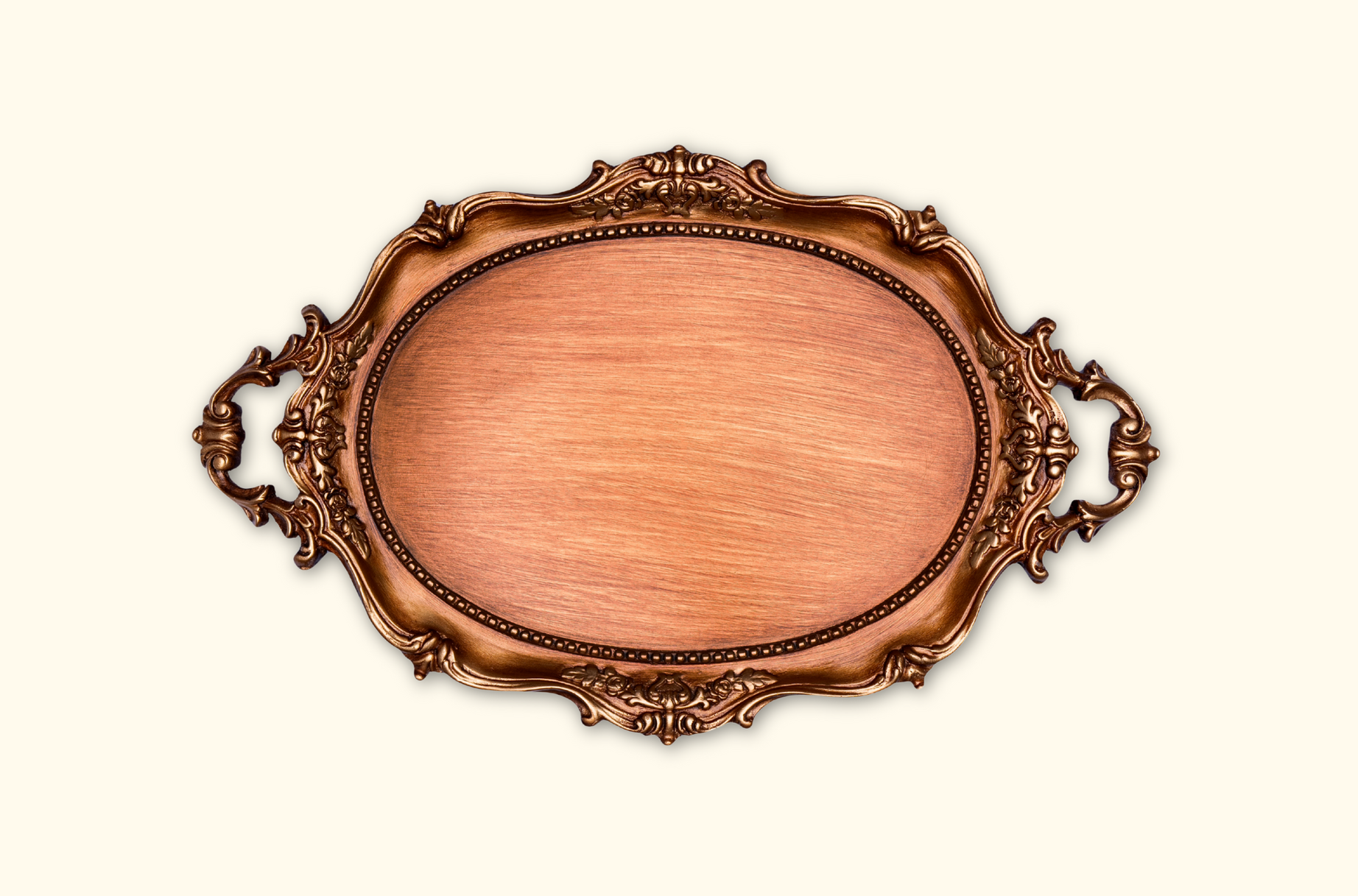 The Imperial Grace Tray - Antique Gold Serving Tray