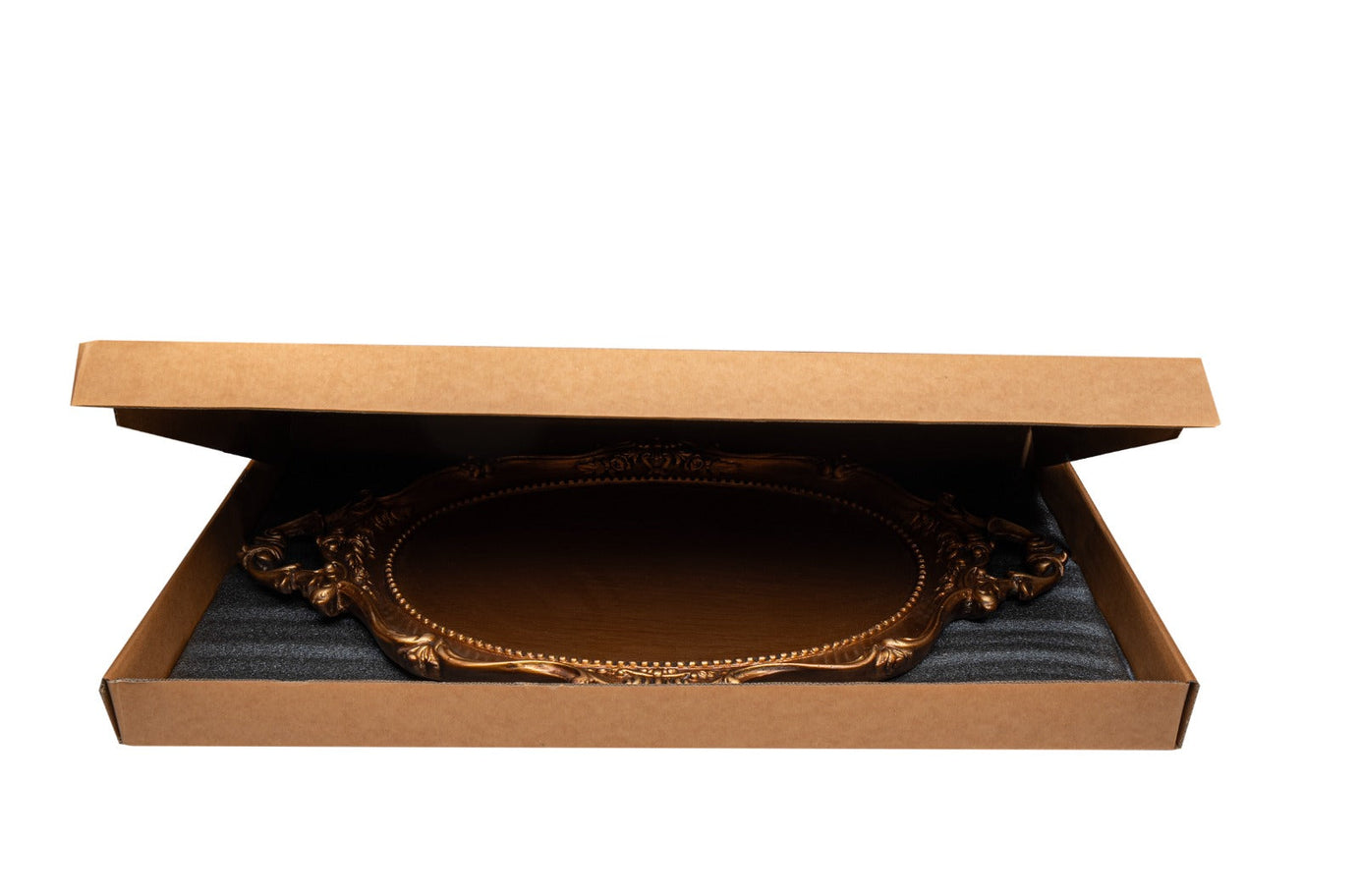 Twilight Perch – Hand Painted Ornate Tray