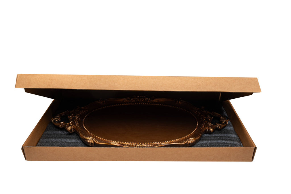 Twilight Perch – Hand Painted Ornate Tray
