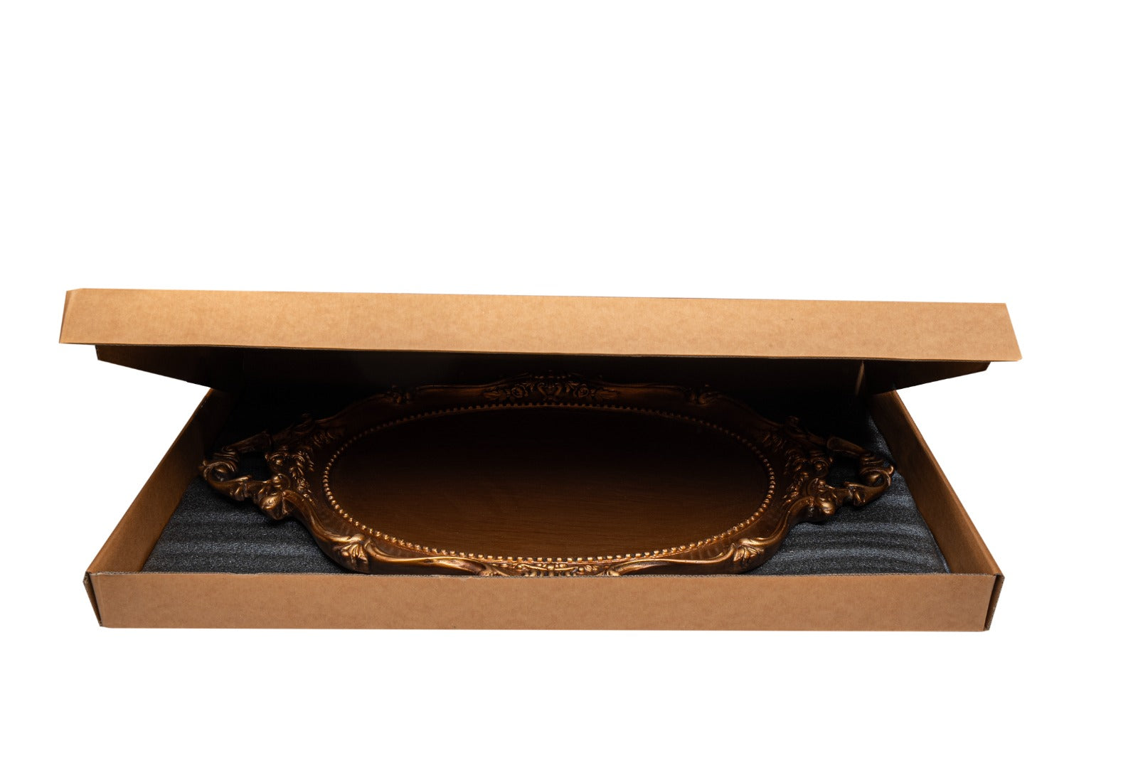 Twilight Perch – Hand Painted Ornate Tray